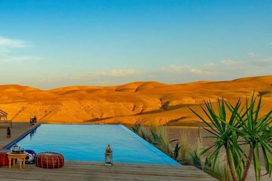 Marrakesh: Agafay Desert Sunset, Camel Ride, Dinner and Show