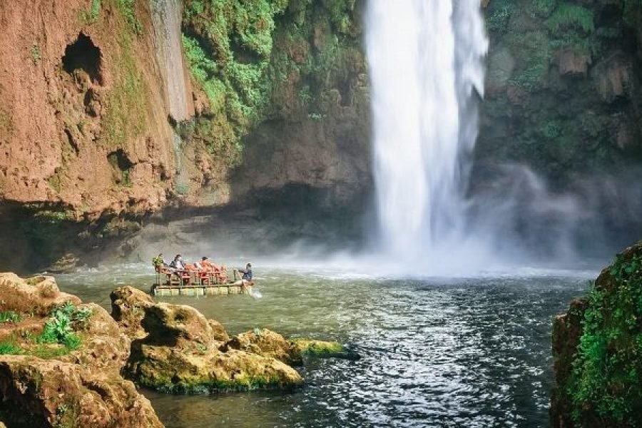 From Marrakech: Ouzoud Waterfalls Guided Hike and Boat Trip