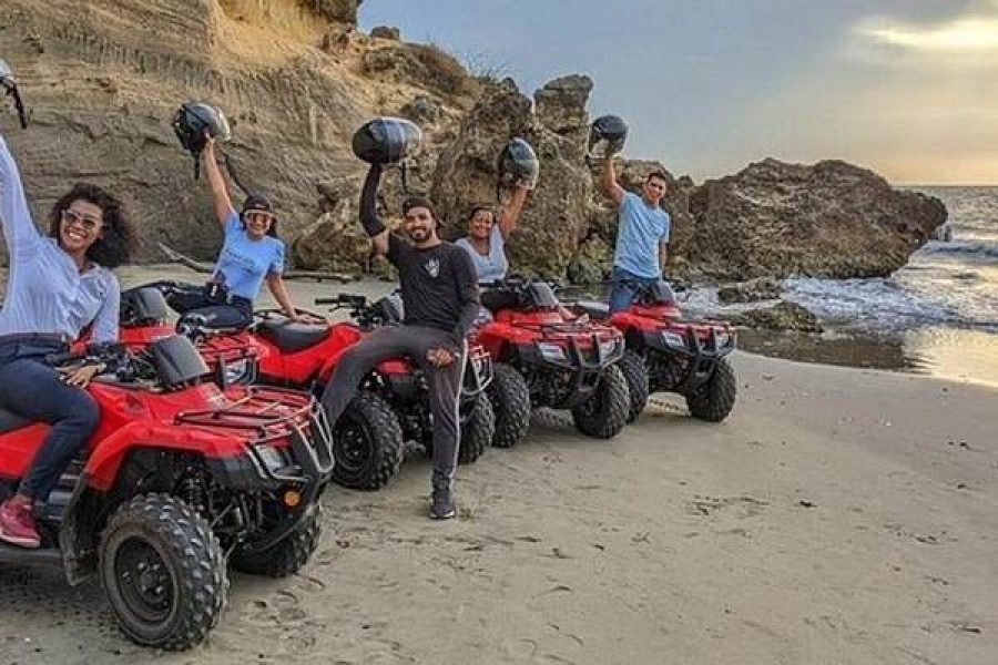 AgadirTaghazout Quad Biking at Tamraght Beach and Mountains
