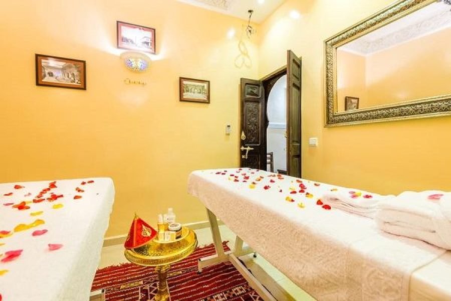 Marrakech : Expérience romantique au spa avec dîner