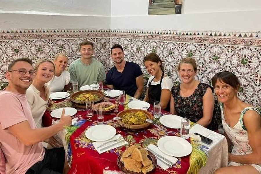 Marrakech Traditional Moroccan Cooking Class and Market tour