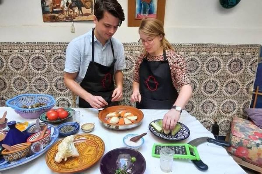 Marrakech : cours de cuisine marocaine traditionnelle et visite du marché